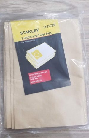 Túi giấy đựng bụi sử dụng cho máy hút bụi Stanley 19-3102N