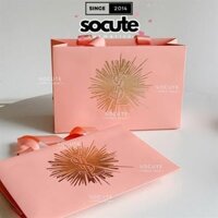 Túi Giấy YSL Hồng 2025 18x12x6cm