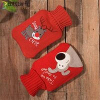 Túi Giữ Ấm Tay Mùa Đông Bằng Lông Cừu Giả Thêu Hình Bướm Dễ Thương