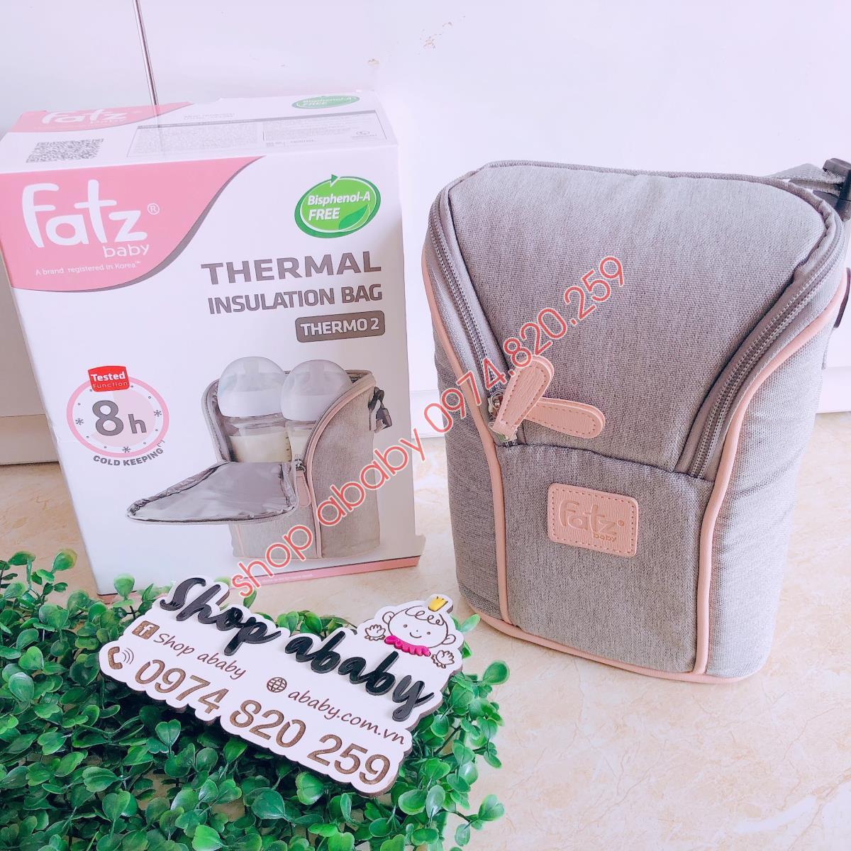 Túi giữ nhiệt bình sữa Fatzbaby Thermo 2 FB2016SL