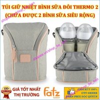 Túi giữ nhiệt đôi cho 2 bình sữa có dây đeo cao cấp Fatz FB2016SL - FatzBaby Thermo 2