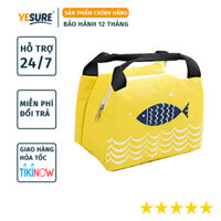 Túi Giữ Nhiệt Đựng Hộp Cơm Trưa Văn Phòng YESURE E1H2 Chống Thấm , Khóa Kéo - Hàng chính hãng - Vàng
