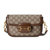 Túi Gucci Horsebit 1955 Mini GG Supreme Canvas ‘Brown’ 658574-HUHHG-8565