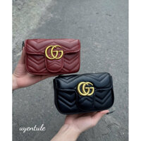 Túi GUCCI size 18cm👜 3 màu đen/ nâu/ đỏ best seller của hãng🩶