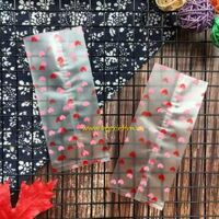 Túi hàn đựng bánh kẹo tim đỏ hồng