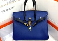 Túi hàng hiệu cao cấp Hermes Special Birkin Bleu HM211125