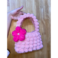 túi hạt bắp đính hoa