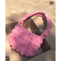 túi hạt bắp len nhung đũa