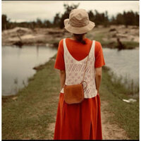 túi hạt dẻ handmade (da bò thật 100%)