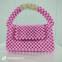 Túi hạt nhựa màu hồng