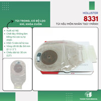 Túi Hậu Môn Nhân Tạo Một Mảnh Có Bộ Lọc Khí Và Khóa Cuốn Hollister 8331 | Made In USA