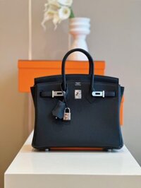 Túi Hermes Birkin Mix Phw Togo Nữ Màu Đen Rep 11 Cao Cấp 25cm