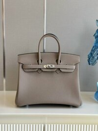 Túi Hermes Birkin Mix Phw Togo Màu Xám Rep 11 Cao Cấp 25cm