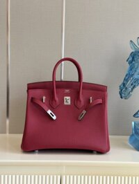 Túi Hermes Birkin Mix Phw Togo Replica 11 Cao Cấp Màu Đỏ 25cm