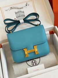 Túi Hermes Constance Nữ Màu Xanh Rep 11 Cao Cấp 19cm