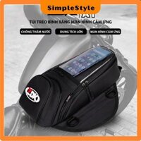 Túi Hít Bình Xăng ZDK A1 Túi gắn bình xăng xe,túi bình xăng nam châm hít, vải da simili kháng nước,cảm ứng điện thoạ