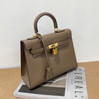 Túi Hm nâu size 25 mất ổ khoá kèm dây đeo