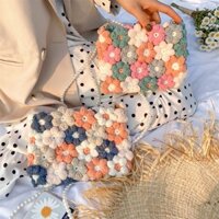 Túi Hoa len ghép Lala (Handmade)