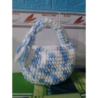 túi hobo handmade móc len( có sẵn )  ảnh thật
