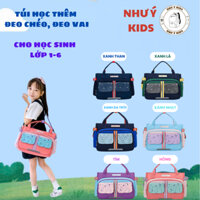 Túi học thêm cao cấp, Cặp đeo vai, đeo chéo cho học sinh lớp 1 - 6 Như Ý Kids