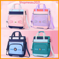 Túi học thêm cho bé, đeo chéo và đeo balo đựng đồ dùng sách vở phù hợp với học sinh tiểu học