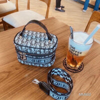 🆘Túi hộp nữ thổ cẩm khăn lụa quấn quai có dây đeo chéo hot git