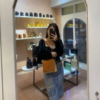 Túi hộp vuông nắp nâu