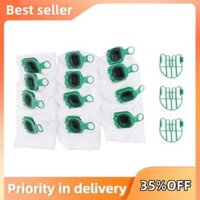 Túi Hút Bụi Cho Kobold VB100 100 Túi Lọc Với 3 Động Cơ Bảo Vệ Bộ Lọc Thay Thế Phụ Kiện Túi Bụi