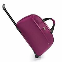Túi kéo du lịch có bánh xe size 20inch, Túi xách tay du lịch cỡ lớn chất liệu vải chống nước với nhiều màu sắc TT006 - TÍM