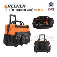 Túi Kéo Đựng Đồ Nghề Chống Thấm Nước 19 Inches Đế Đúc Greener