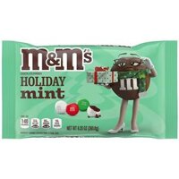 TÚI KẸO SOCOLA SỮA NHÂN BẠC HÀ M&M'S Milk Chocolate Red & Green - MINT Candy, 283,5g (10 oz)