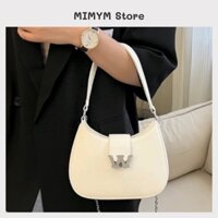 Túi kẹp nách nữ mini dây xích nắp đá gài T051 T052 Mimym Store