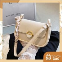 Túi Kẹp Nách Quai Phối Dây Lụa TX029 Tiệm Túi Gou