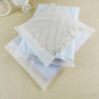 Túi khoá zip bảo quản vật dụng cá nhân màu trắng đục các kích thước khác nhau magic - 25x35 cm