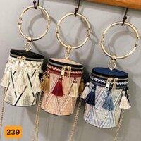 TÚI KHOEN TRÒN KIM LOẠI CHẤT CỰC NGẦU | Video Thật Shop Quay