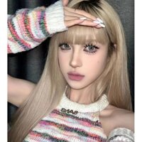 Túi L loại lông mi giả góc phải lông mi giả dày nhiều lớp lông mi tự nhiên truyện tranh lông mi cáo