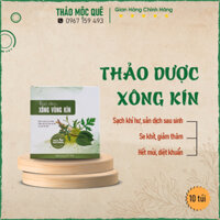 Túi lá vệ sinh phụ nữ thảo mộc tự nhiên - Xông vùng kín sau sinh bằng 8 loại thảo dược tự nhiên giúp se khít làm hồng