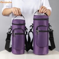 Túi làm mát đeo chéo FLASHPULSE, có túi điện thoại Túi đựng chai nước bằng vải Oxford, Dây đeo vai có thể điều chỉnh dung tích lớn chống thấm nước có thể điều chỉnh Dây đeo vai Chai nước cách nhiệt