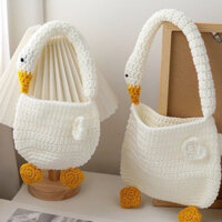 🌺Túi len bé ngỗng bé vịt handmade đeo vai đeo chéo cute