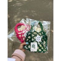túi len đựng điện thoại handmade