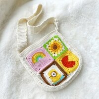 Túi len handmade đeo chéo cho bé trai bé gái