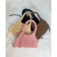 Túi len handmade đeo vai (Có sẵn)