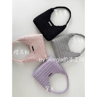 Túi Len handmade Đeo Vai Khẹp Nách (có phối màu và tăng độ dài ngắn của dây theo yêu cầu)