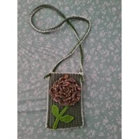 Túi len handmade đựng điện thoại và đựng tiền