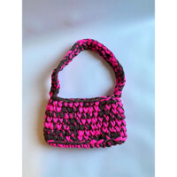 Túi Len Hobo Mini Size Phối Màu