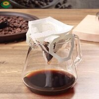 Túi lọc cà phê hình chữ V BAGUO 50 chiếc Cafe gia đình dùng một lần