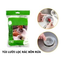Túi Lọc Rác Bồn Rửa Bát, Rửa Chén, Túi Lưới Có Chun Co Giãn Chống Tắc Nghẽn Ống, Tiện Lợi Nhà Bếp – TakyShop 5160