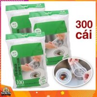 Túi lọc rác bồn rửa chén bát, combo 3 túi 300 chiếc