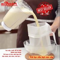 Túi Lọc Sữa Đậu Nành, Sữa Hạt Cao Cấp, Lọc Trà, Gia Vị - Hàng Chính Hãng miDoctor - 20cmx30cm Mắt Dày