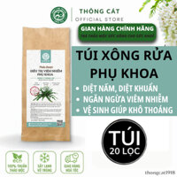 Túi lọc thảo dược xông rửa phụ khoa - DIỆPCHI - diệtkhuẩn, giảmngứa, chốngkhí hư, làmse khít- 20gói